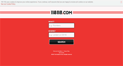 Desktop Screenshot of 118118.com